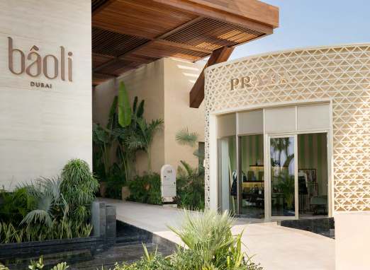 Bâoli Dubai restaurant entrance at J1 Beach